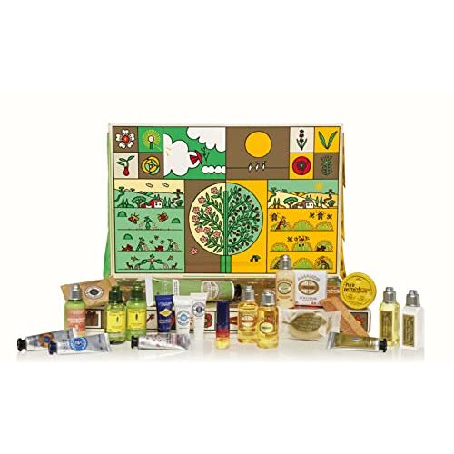 Loccitane Adventskalender 2023 Beauty CLASSIC cosmetica adventskalender voor dames, adventskalender met 24 cadeau's