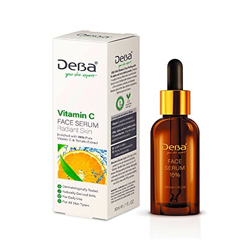 DeBa Gezichtsserum met 15% pure vitamine C en tomatenextract 1 x 30 ml