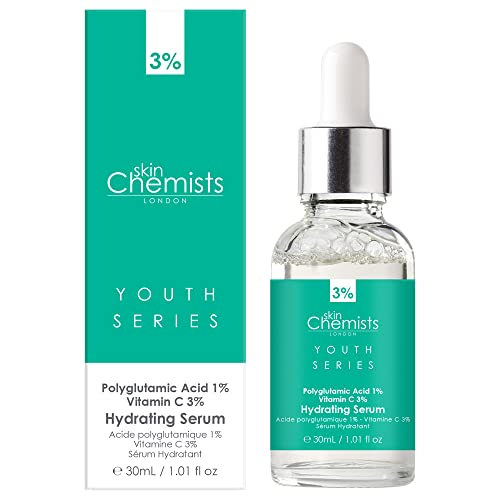 POLYGLUTAMIC ACID 1% VITAMIN C 3% hydrating serum 30 ml