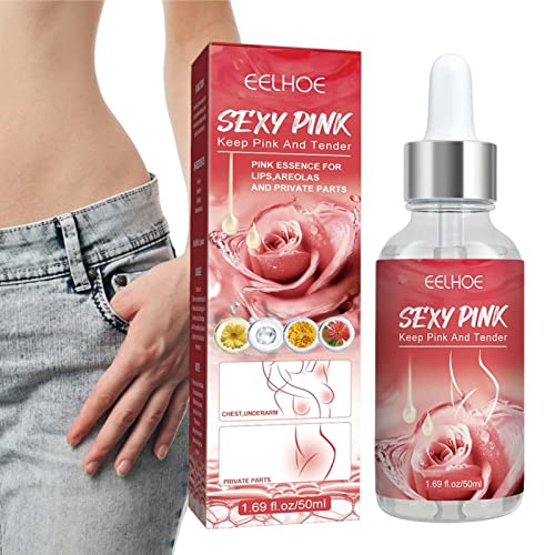 Generic Roze geslachtsdelenserums   Intieme zone Pink Essence,Roze geslachtsdelenserums voor borst, geslachtsdelen, kruis en binnenkant dijen Lipbleken voor donkere lippen