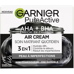 Garnier PureActive Charbon Air Cream - Matterende gezichtscrème Garnier PureActive Charbon Air Cream - Matterende gezichtscrème
