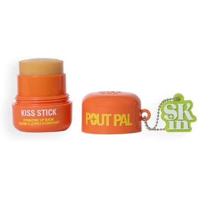 Revolution Beauty London Revolution Skincare Pout Pal Kiss Stick, Hydraterende Lippenbalsem met Sheaboter, Squalaan & Vitamine E, Vegan & Niet op Dieren Getest, Mango, 9g Revolution Beauty London Revolution Skincare Pout Pal Kiss Stick, Hydraterende Lippenbalsem met Sheaboter, Squalaan & Vitamine E, Vegan & Niet op Dieren Getest, Mango, 9g