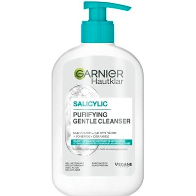 Garnier Hautklar Gezichtsreiniging, verwijderen van onzuiverheden, olie en make-up, met hyaluronzuur, ceramide en kleiaarde, hydraterende diepe reiniger, 1 x 250 ml Garnier Hautklar Gezichtsreiniging, verwijderen van onzuiverheden, olie en make-up, met hyaluronzuur, ceramide en kleiaarde, hydraterende diepe reiniger, 1 x 250 ml