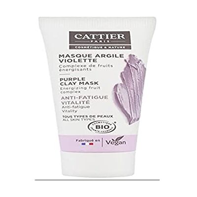 CATTIER PARIS Cattier Mini-masker, paarse klei, alle huidtypes, 30 ml CATTIER PARIS Cattier Mini-masker, paarse klei, alle huidtypes, 30 ml