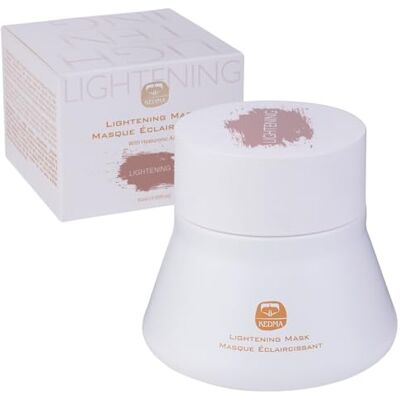 KEDMA – Verhelderend Masker – Gezichtsmasker met Natuurlijke Zuren en Kaolien – Vermindert Vlekken en Littekens – Met Berendruif, Vitamine C, Hyaluronzuur en Zee Mineralen – 50ml KEDMA – Verhelderend Masker – Gezichtsmasker met Natuurlijke Zuren en Kaolien – Vermindert Vlekken en Littekens – Met Berendruif, Vitamine C, Hyaluronzuur en Zee Mineralen – 50ml