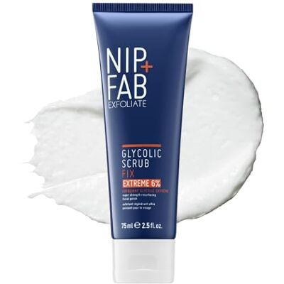 Nip+Fab Nip + Fab Glycolic Acid Fix Face Scrub Extreme Gezichtspeeling Met Salicylzuur Aloë Vera Porie Reiniging 75 Ml Nip+Fab Nip + Fab Glycolic Acid Fix Face Scrub Extreme Gezichtspeeling Met Salicylzuur Aloë Vera Porie Reiniging 75 Ml