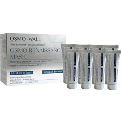 OSMO WALL Osmowall Osmo Reinassance masker, vernieuwend gezichtsmasker en decolleté nacht met karite-boter, peptiden en natuurlijke extracten, uniseks, 8 afzonderlijke dosis-buizen, elk 12 ml OSMO WALL Osmowall Osmo Reinassance masker, vernieuwend gezichtsmasker en decolleté nacht met karite-boter, peptiden en natuurlijke extracten, uniseks, 8 afzonderlijke dosis-buizen, elk 12 ml