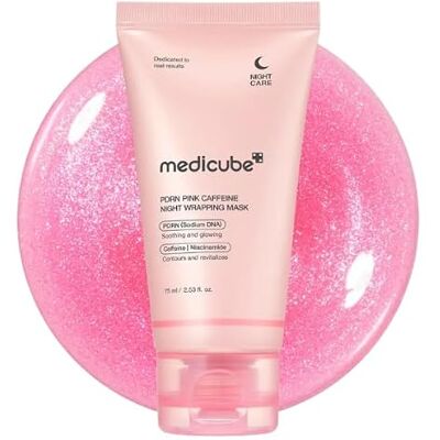 medicube PDRN Pink Cafeïne Night Wrapping Mask, 75 ml medicube PDRN Pink Cafeïne Night Wrapping Mask, 75 ml