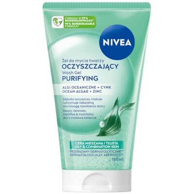 NIVEA Cleansing Face Cleansing Gel voor de vette en gemengde huid 150 ml NIVEA Cleansing Face Cleansing Gel voor de vette en gemengde huid 150 ml