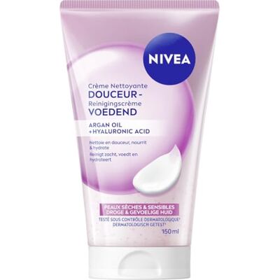 NIVEA Essentials Verzachtende Reinigingscrème Gezichtsreiniger Droge en gevoelige huid Amandelolie Hydramine Gezicht Wassen 150 ml NIVEA Essentials Verzachtende Reinigingscrème Gezichtsreiniger Droge en gevoelige huid Amandelolie Hydramine Gezicht Wassen 150 ml