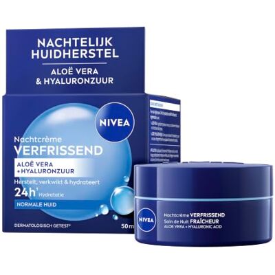 NIVEA Essentials Hydraterende Nachtcrème Normale tot gemengde huid Met lotusextract en waterlelie-extract Vitamine E en Provitamine B5 Gezichtsverzorging 50 ml NIVEA Essentials Hydraterende Nachtcrème Normale tot gemengde huid Met lotusextract en waterlelie-extract Vitamine E en Provitamine B5 Gezichtsverzorging 50 ml