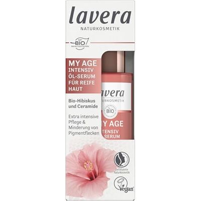 lavera MY AGE Olieserum, vermindert pigmentvlekken, gezichtsverzorging voor rijpe huid, hydraterend, veganistisch, natuurlijke cosmetica, 30 ml lavera MY AGE Olieserum, vermindert pigmentvlekken, gezichtsverzorging voor rijpe huid, hydraterend, veganistisch, natuurlijke cosmetica, 30 ml