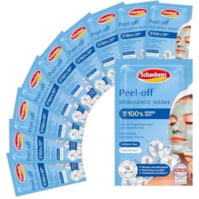Schaebens Peel-Off Masker, 10 zakjes à 15 ml Schaebens Peel-Off Masker, 10 zakjes à 15 ml