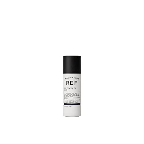 REF Root Concealer Black   Haarverfspray   Verborgen grijze haren   Effectieve dekking   Tijdelijke tot wassen   Geen vlekken   mat   alle haartypes   125 ml