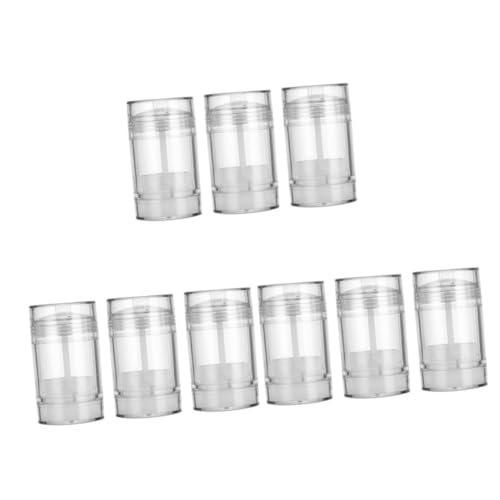 Angoily 9 Stuks Deodorant Buis Buizen Leeg Lege Containers Lege Lippenbalsembuizen Reiscontainers Voor Toiletartikelen Lipgloss Tubes Lege Buizen Kunstmatig Deodorant Staaf Net Zo Reizen