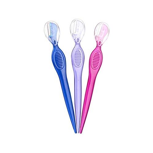 PLUS PO Wenkbrauw Scheermessen Wenkbrauw Scheermes Gezicht Scheermes Wenkbrauw Scheermessen Voor Vrouwen Facial Razor Voor Vrouwen Gezicht Scheerapparaat mix 3pcs