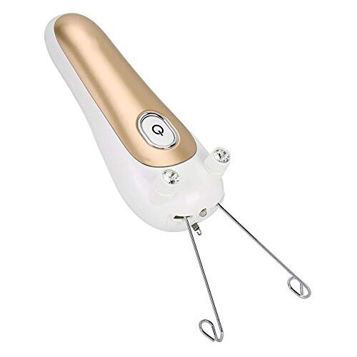 Cosiki Gek Winkelen Threading Epilator, Face Threading Epilator, ABS Mooie lange uithoudingsvermogen voor Face Arm(Golden)