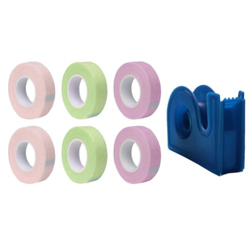 FRCOLOR 21 Stuks Enten Wimper Tape Plakband Schuimband Wimperverlenging Tapen Groene Band Wimper Stoffen Tapes Zelfklevende Stoffen Wimperbanden Medische Tape Valse Wimpers Isolatie