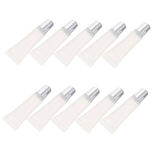 Housoutil 10 Stuks Lege tube lipglazuurslang mini-toiletartikelen lipgloss tube containers voor lippenbalsem etiketten reisgebruik lipglazuren container lippenstift containers stickers Label