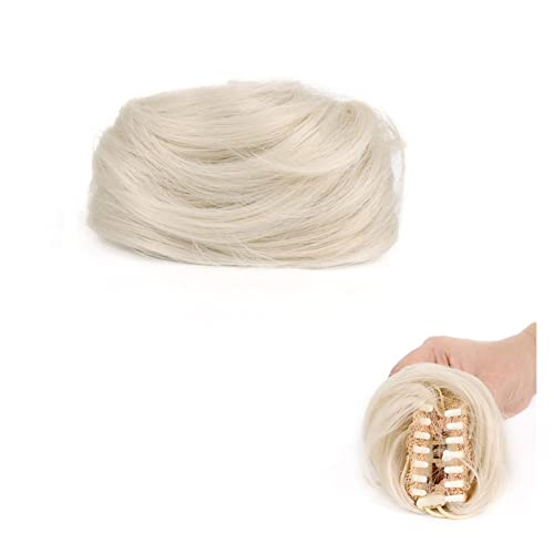 Xumh2024-3 Broodje Haarstukje 1 STKS Haarstukjes Opgestoken Ballet Broodje for Vrouwen Grils Claw Clip in Haar Broodje Rommelig Nep Haar Broodjes Extensions Clip in Donut Chignon Synthetisch Broodje Broodje haar