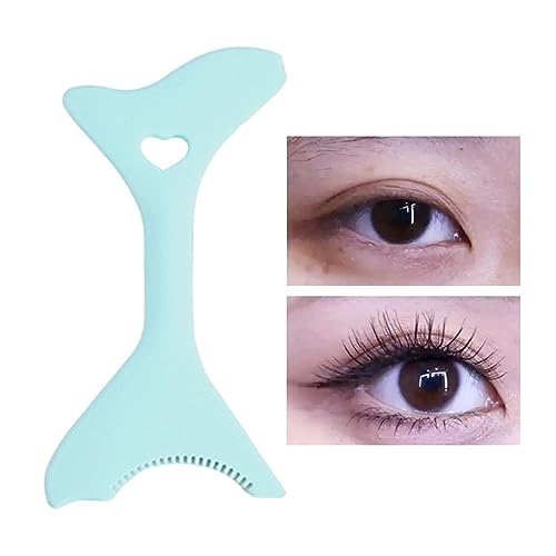 cypreason Siliconen eyeliner-sjabloon, draagbare en lichte eyeliner-sjablonen, mascara-applicator-gereedschap voor beginners, gereedschap voor wenkbrauwsjablonen voor gevleugelde eyeliner, wimpers,