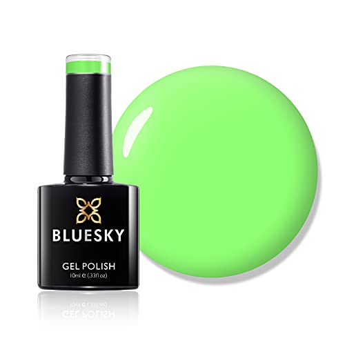 BLUESKY UV LED gel oplosbare nagellak 10 ml neon lime, 1 x 10 ml