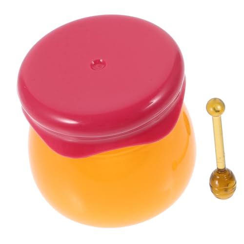 Mipcase Lege Flessen Met Lipmaskers Make-up Proefpotje Reispotten Voor Room Potje Lippenbalsem Met Spatel Hervulbare Zalfpotje Creami Lip Gloss Met Deksel P.p Rood Reizen