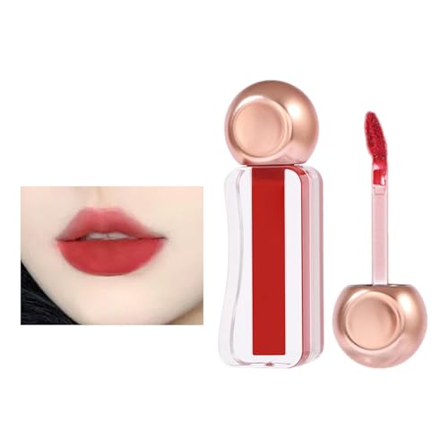 Ghirting Romige lippenstift,Lipkleurmake-up   Langdurige non-stick cup hoge pigment waterdichte matte lipcrème voor dames lipmake-up