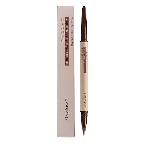 Generic Eye Brow Potloden Voor Vrouwen Dual Ended Smudge-Proof Brow Enhancing Pen,Waterdicht, zweetbestendig wenkbrauwpotlood voor dames, professionele wenkbrauwpotloden met fijne punt voor