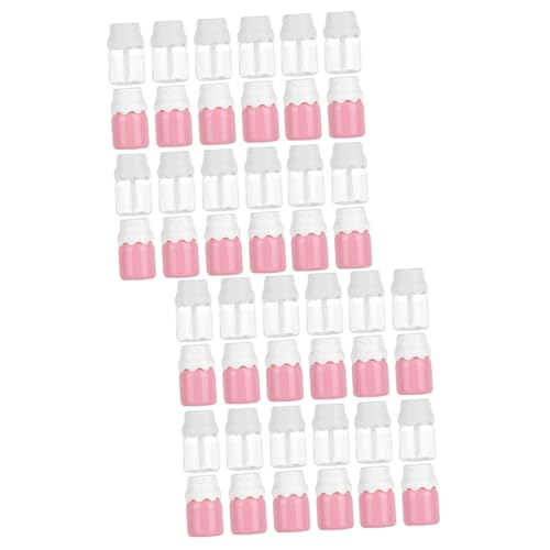 TOVINANNA 40 Stuks melkfles lipgloss tube cosmetic organizer Make-up opbergdoosjes proefpotje lippenstift make-up kit lippenbalsem lipgloss tubes lege lipgloss flesjes DIY lege buizen mini