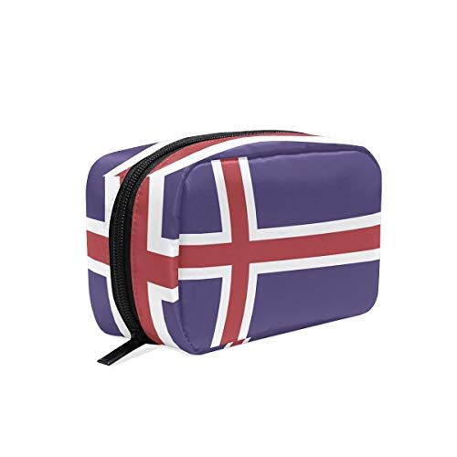 MONTOJ cosmetische tas IJsland Vlag make-up zip pouch