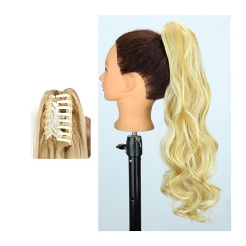 Xilin-872 Verlenging van paardenstaart Pony Tail Hair Extension, 24" lange golvende paardenstaart extensies klauw clip in paardenstaart natuurlijke Wave paardenstaart synthetische haarstukken for vrouwen Paarde