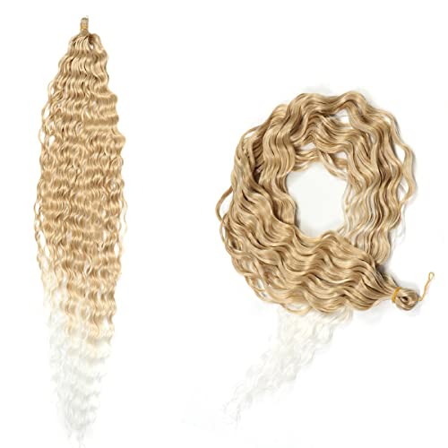 GERIEXH Afrikaans golvend krullend haar 22 inch gehaakt verlengd Afrikaans synthetisch haar,A2,8 stuk/22 inch