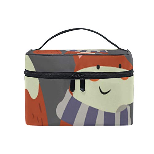 MALPLENA Red Fox Met Sjaal make-up tas en koffers Cosmetische Tassen