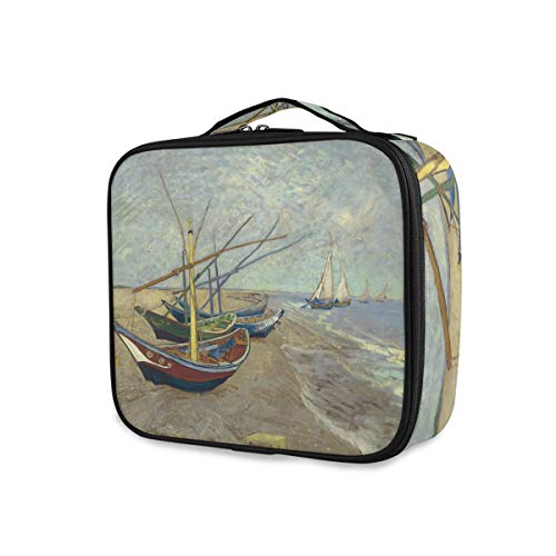 FANTAZIO Make-up Bag Van Gogh Vissersboten Make-up Organizer Make-up Case