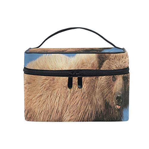 FANTAZIO make-up zakje goedkope Big Brown Bear make-up Organizer