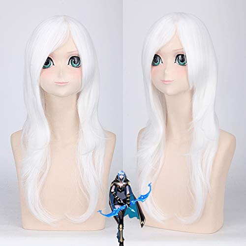 EQWR cos wig ice shooter Aixi LOL queen bow and arrow anime wig 058