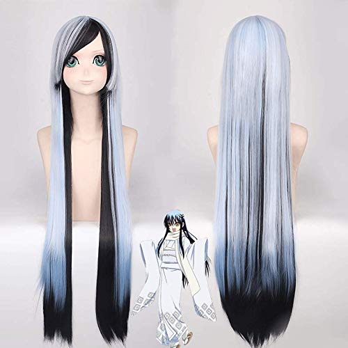 EQWR Wig for Anime Wigs Cosplay Christmas Cosplay Wig 100Cm Anime Wig Slippery Ghost Grandson Snow Girl Anime Wig 011