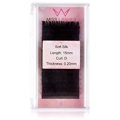 Miss Lashes Soft Silk 1:1 Techniek 0,20 D 15 mm wimpers 32 g