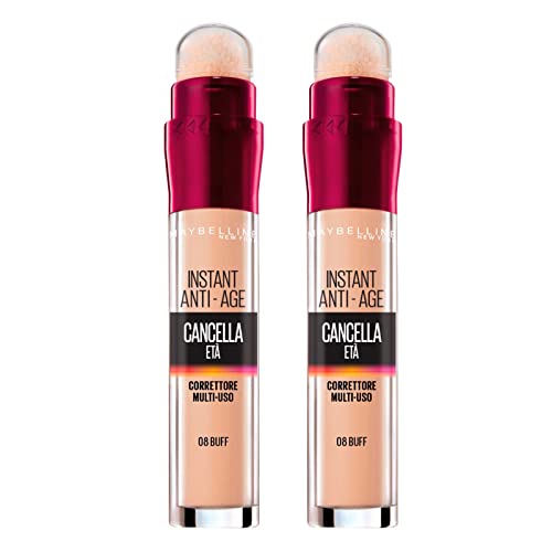 Maybelline 2 x  New York oude correctieroller vloeistof 08 Buff 2 correctierollers