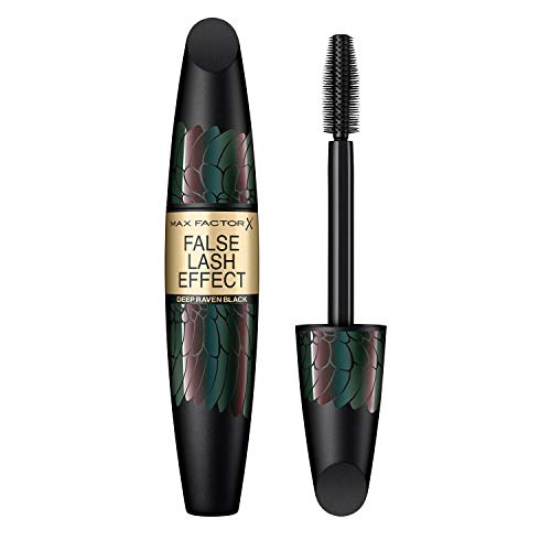 Max Factor False Lash Effect Mascara, kleur 006 Deep Raven Black, voor maximale lengte en volle wimpers, 13 g