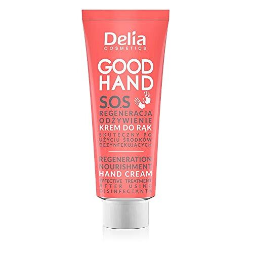 Delia Cosmetics Good Hand S.O.S. Regeneratie Voedende Handcrèmes na gebruik van ontsmettingsmiddelen voor het hele gezin 75ml