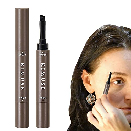 Umifica Bruine Wenkbrauwpotloden   Rainproof Eye Brow Pencil Make-up wenkbrauwpotlood met 45 ° penseel Precise Brow Definer Cosmetica voor Dating