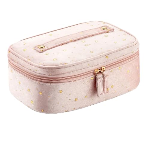 CHUQING Cosmetische tas meisjes make-up tas reizen make-up tas kleine cosmetische tas dames, Roze-05, 24 x 17 x 10 cm