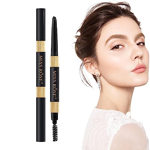 CEMELI Wenkbrauwpotlood Waterproof,Veegvaste Langdurige Wenkbrauw Pen Eye Brow Pen Lichtbruin wenkbrauwpotlood voor wenkbrauwmake-up, perfecte natuurlijke look