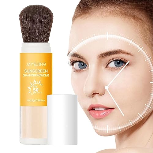 Youpo Make-up vervagende poeder, 0.28fl.oz make-uppoeder, Losse gezichtspoeder, vervagingspoeder, waterdicht, zweetbestendig, los poeder voor langdurige make-up