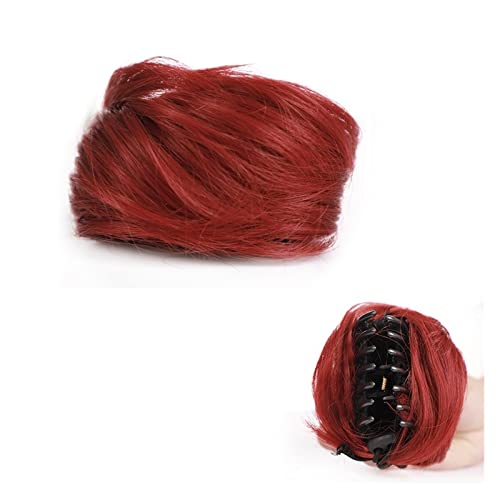 Xumh2024-3 Broodje Haarstukje 1 STKS Haarstukjes Opgestoken Ballet Broodje for Vrouwen Grils Claw Clip in Haar Broodje Rommelig Nep Haar Broodjes Extensions Clip in Donut Chignon Synthetisch Broodje Broodje haar