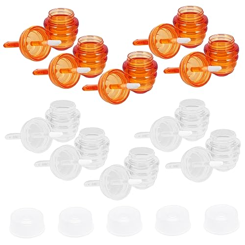 POPETPOP 10 Stuks Honingraat Lipglazuur Tube Container Voor Lipgloss Lege Lipglosstubes Hervulbare Lipgloss Fles Honingraat Lipgloss Containers Flesje Reizen Vulling Buikspieren