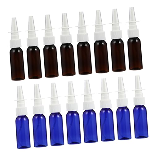 NIYANGLE Spuitfles 16 Stuks Directe Injectie Lege Fles Lege Spray Flessen Neusspray Pack Lege Neusspray Flessen Neus Neussproeier Make Up Container Plastic Reizen Neusspray Flessen