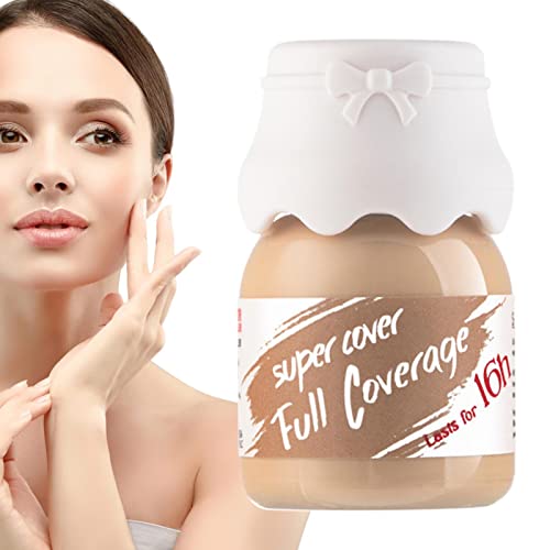 Tumotsit Concealer met volledige dekking   Concealer voor donkere kringen ogen,15 ml Concealer met volledige dekking voor donkere vlekken Spot Coverage Make-up